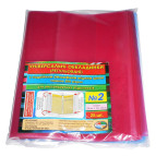 Обложка универсальная №2 выс 225мм шир регулируемая 380*225мм КанцПолимер 200мкр п/э 8.11