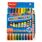 Фломастеры 20цв. 10шт Macaw двухсторонние MC1111-10