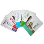 Блокнот на спирали А6 пластик 65л. Лидер 50k-42