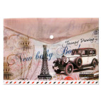 Папка-конверт А4 с кнопкой с принтом Лидер 003