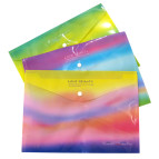 Папка-конверт А4 с кнопкой с принтом Лидер 2201-045