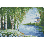 Набор для вышивания Идейка F383 61*48см 11СТ Уютная церковь