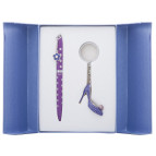 Ручки в наборе Langres Heel 1шт+брелок фиолетовый LS.122012-07