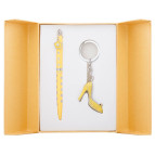Ручки в наборе Langres Heel 1шт+брелок желтый LS.122012-08