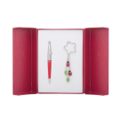 Ручки в наборе Langres Ladybird 1шт+брелок красный LS.122015-05