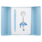 Ручки в наборе Langres Umbrella 1шт+брелок бирюзовый LS.122022-06