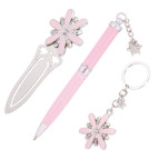 Ручки в наборе Langres Star 1шт + брелок и закладка для книг, розовый LS.132000-10