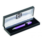 Ручка шариковая Langres Charm LS.403009-07 с кристаллами Swarovski, фиолетовая