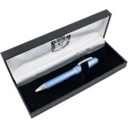Ручка шариковая Langres Charm LS.403009-14 с кристаллами Swarovski, голубая