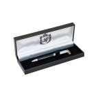 Ручка шариковая Langres Crown LS.403022-01 с фианитом, черная