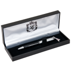 Ручка шариковая Langres Eiffel Towe LS.403023-01 с фианитом, черная