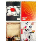 Блокнот А5 50л Mizar спираль, Серия Mix-1 130531/229455