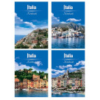 Блокнот А4 50л Mizar спираль, Серия Италия 130038