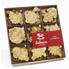 Заготовка для декорирования Zabava (ДВП) Барашек (в ассортименте) на подставке 6*6см SET003-base