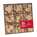 Заготовка для декорирования Zabava (ДВП) Обезьянки  (в ассортименте) подвесные без подставки 5*7,5см SET022-hang