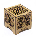 Заготовка для декорирования Zabava (ДВП) Шкатулка-мини Кубическая гармония 10*10,6*10,3см BOX02-12