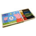 Пластилин 160гр. Перо набор 8цв. по 20гр Свинка Пеппа 118527/710272