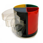 Стакан для ручек Вертушка с 4 трансформ. секциями. №466