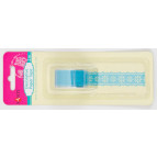 Декоративный скотч Santi Кружево, Голубая 2м 952699