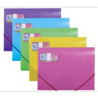 Папка А4 Optima на резинках пластиковая X-Ray, цвет в ассортименте 30697