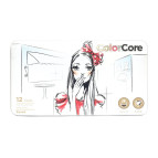 Карандаши цветные 12цв. Marco Color Core в металлическом пенале 3130-12TN