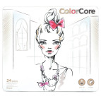 Карандаши цветные 24цв. Marco Color Core в металлическом пенале 3130-24TN