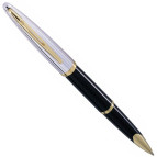 Ручка роллерная WATERMAN Carene Deluxe Black/silver 41200
