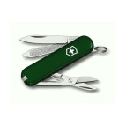 Victorinox Classic SD 58 мм 7 предметов зеленый + ножн. + чехол Vx06223.4