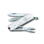 Victorinox Classic Cliff 58 мм 7 предметов белый + ножн. + чехол Vx06223.L1207