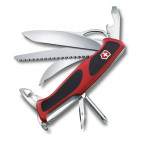 Victorinox Rangergrip 58 Hunter 130мм 13предме крас-черн + одноруч + lock + отвертка + пила + раздел.нож Vx09683.MC