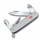 Victorinox Pioneer 93 мм 8 предметов серебрянный рифл. + кернер Vx08201.26