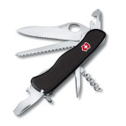 Victorinox Forester 111 мм 12 предметов черный нейлон + одноруч. волн. + lock + штопор + пила Vx08363.MW3