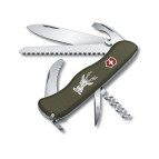Victorinox Hunter 111 мм 12 предметов зелен. нейлон + lock2 + штопор + пила + разд. нож Vx08873.4