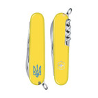 Victorinox SPARTAN UKRAINE 91мм 12предметов желтый+ штопор + Трезубец синий Vx13603.8R1