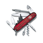 Victorinox Cybertool 91мм 29предмтов красный прозрачный + штопор + отверт2 + бити + ручка Vx17605.T