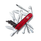 Victorinox Cybertool 91мм 34предмет красн.прозр + штоп + ножн + плоск + отверт2 + биты+ ручка+ миниотверт Vx17725.T