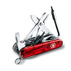 Victorinox Cybertool Lite 91мм 36предм красный прозр. + штоп + ножн + плоск + лупа + LED + отверт2 + биты Vx17925.T