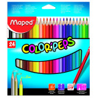 Карандаши цветные 24цв. Maped Color Peps 183224