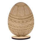 Заготовка для декорирования Rosa (МДФ 6мм) Яйцо-7 14*10,5 см 2806031