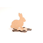 Заготовка для декорирования Rosa (ДВП 3мм) Подставка для яиц Кролик 15,9*19,5см 2806027