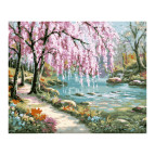 Картина раскраска по номерам на холсте - 40*50см Идейка КН2811 Сказочная страна