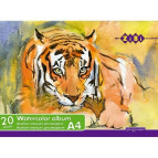 Альбом для акварели А4 ZiBi Планшет 20л. 200г/м ZB.1983