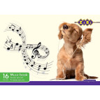 Тетрадь нотная ZiBi А4 16л. ZB.1096