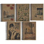 Блокнот пружине В6 96л. Buromax кл. Крафт BM.2479