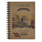 Блокнот пружине А6 96л. Buromax кл. Крафт BM.2483