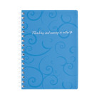 Блокнот на спирали А6 80л. пластик Buromax Barocco 2589-614