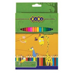 Карандаши цветные 18цв. ZiBi ZB.2402