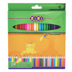 Карандаши цветные 24цв. ZiBi ZB.2403