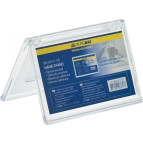 Табличка на стол именная двусторонняя 90*55мм прозрачная Buromax BM.6412-00