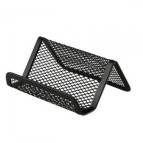 Подставка для визиток Металл Сетка 95x80x45мм Buromax черная BM.6225-01